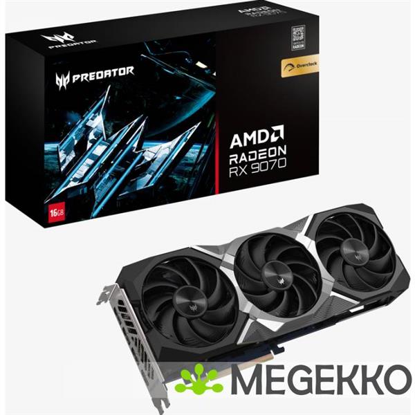 Grote foto acer predator bifrost radeon rx 9070 oc 16gb computers en software videokaarten