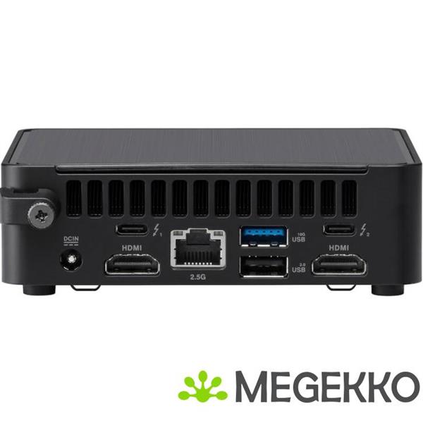 Grote foto asus nuc 14 pro slim kit rnuc14rvku700000i zwart 155h computers en software overige computers en software