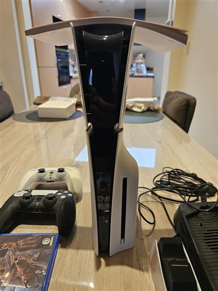 Grote foto playstation 5 slim disc spelcomputers games playstation