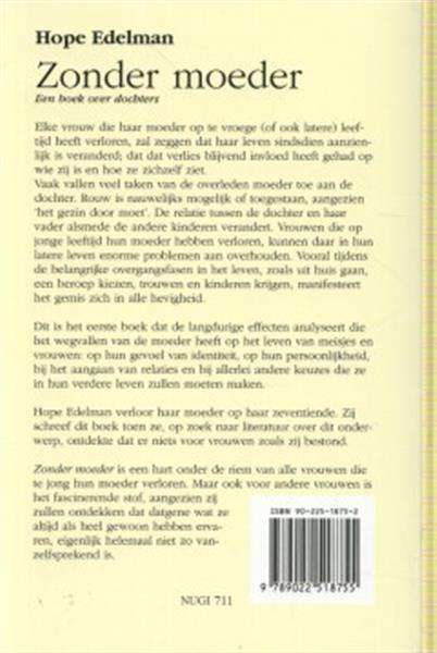 Grote foto zonder moeder boeken psychologie