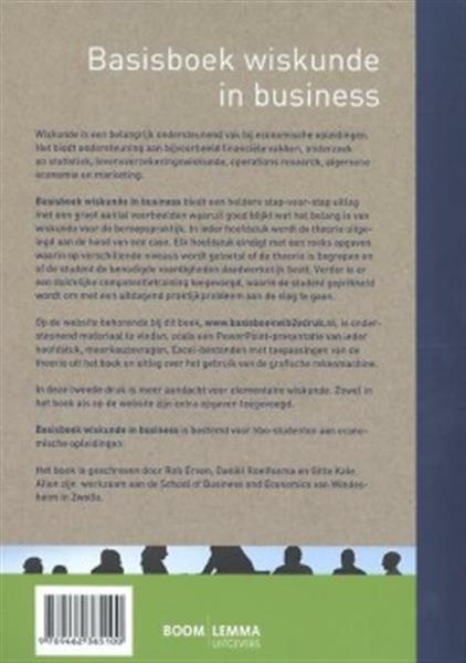 Grote foto basisboek wiskunde in business boeken overige boeken