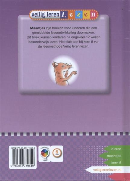 Grote foto vos doet dom avi m3 veilig leren lezen boeken jeugd 13 jaar en ouder