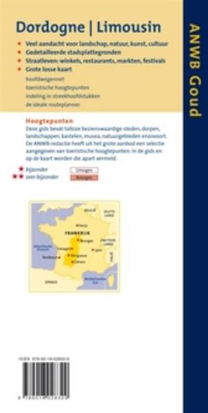 Grote foto dordogne limousin anwb goud boeken overige boeken