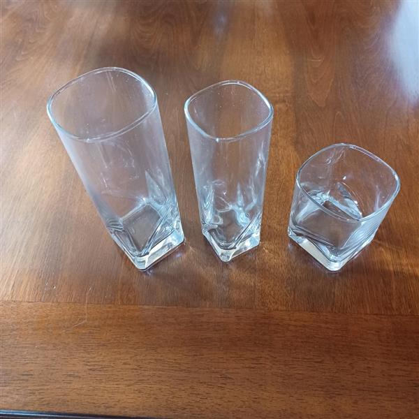 Grote foto 36delig vintage glazenset uit de jaren 60 verzamelen glas en borrelglaasjes