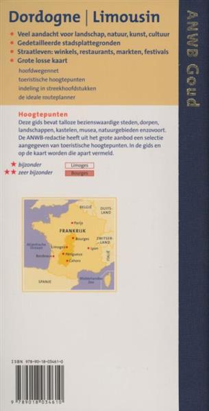 Grote foto dordogne limousin anwb goud boeken overige boeken