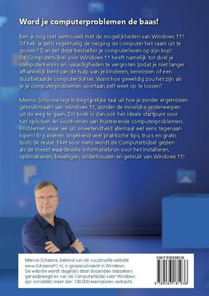 Grote foto computerbijbel voor windows 11 het schoonepc boek voor windows 11 3e editie boeken overige boeken