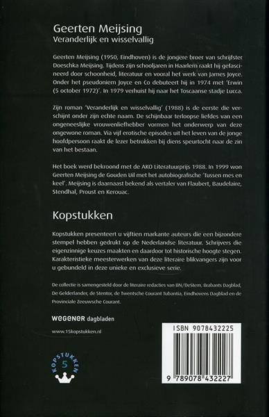 Grote foto veranderlijk en wisselvallig kopstukken 5 boeken overige boeken