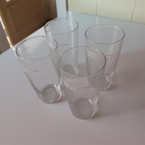 Grote foto 4 glazen brouwerij thijs wellen verzamelen glas en borrelglaasjes