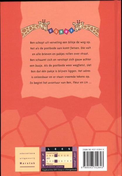 Grote foto het geheime pakje giraf boeken jeugd 13 jaar en ouder