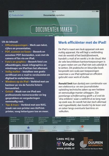 Grote foto ontdek de ipad voor zakelijk gebruik ontdek boeken informatica computer