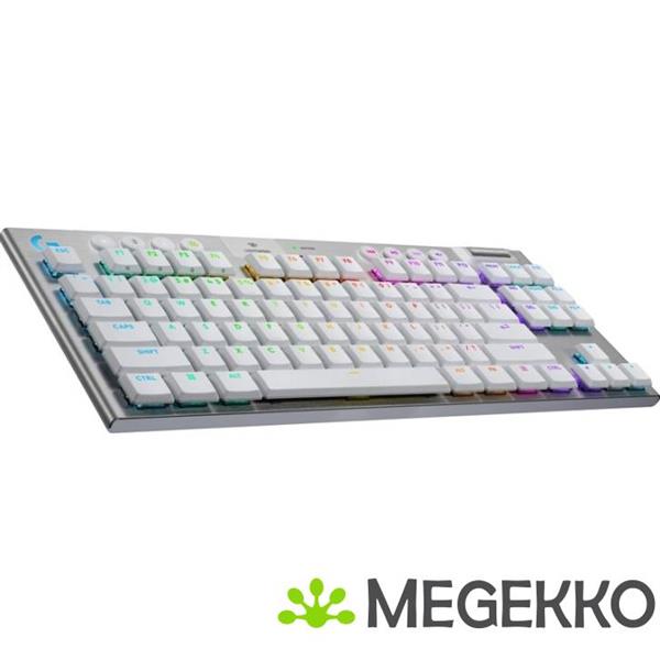 Grote foto logitech g g915 x lightspeed tkl toetsenbord draadloos wit gl tactile azerty frans computers en software toetsenborden