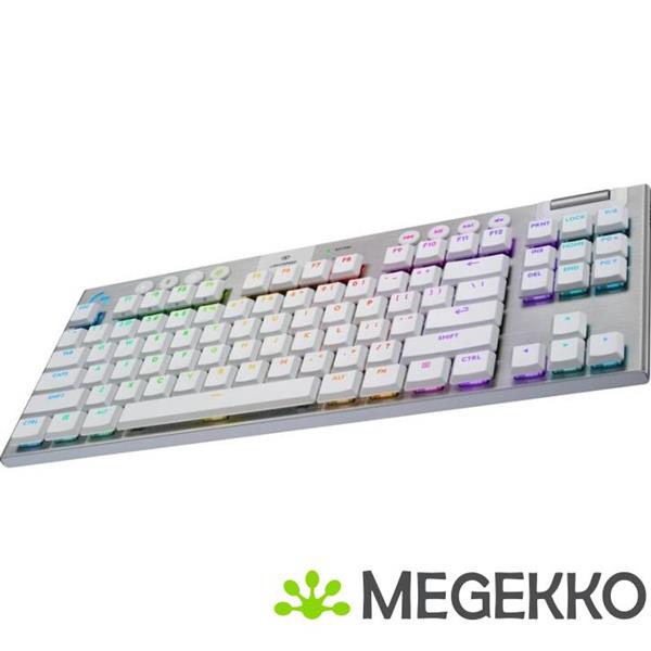 Grote foto logitech g g915 x lightspeed tkl toetsenbord draadloos wit gl tactile azerty frans computers en software toetsenborden