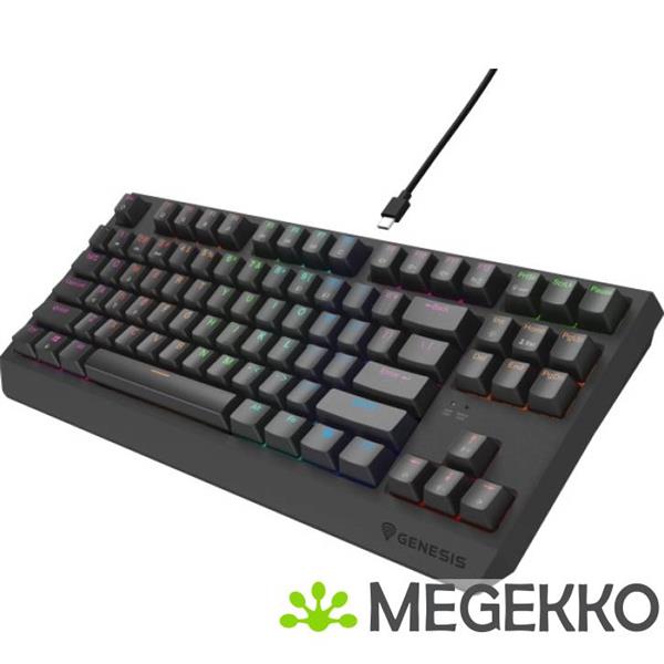 Grote foto genesis thor 230 tkl lite rgb toetsenbord zwart computers en software toetsenborden