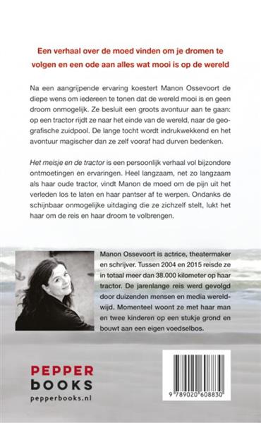 Grote foto het meisje en de tractor boeken reisverhalen