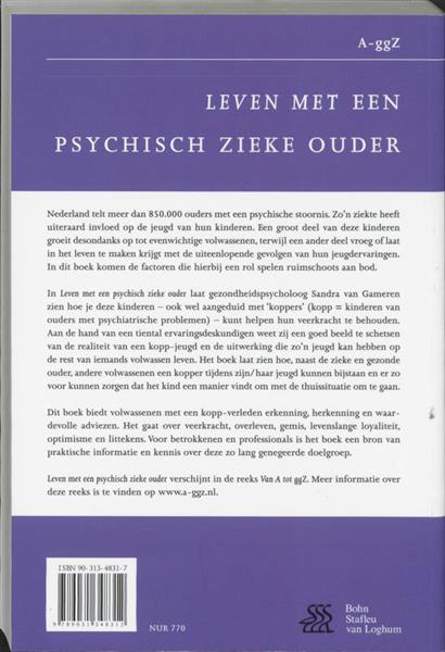 Grote foto leven met een psychisch zieke ouder van a tot ggz boeken psychologie