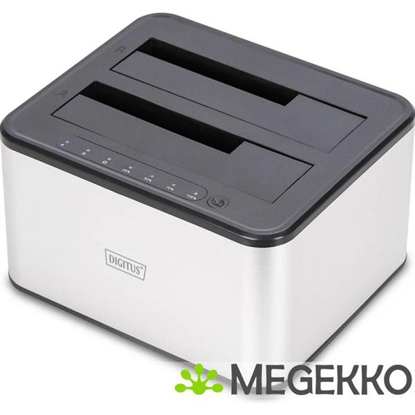 Grote foto digitus da 71540 2 basisstation voor opslagstations usb 3.2 gen 1 3.1 gen 1 type b zwart wit computers en software harde schijven