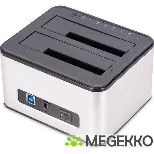 Grote foto digitus da 71540 2 basisstation voor opslagstations usb 3.2 gen 1 3.1 gen 1 type b zwart wit computers en software harde schijven