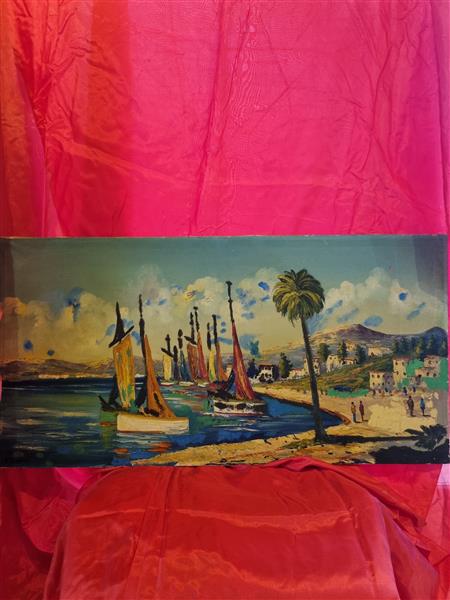 Grote foto verschillende schilderijtjes te koop antiek en kunst kunst