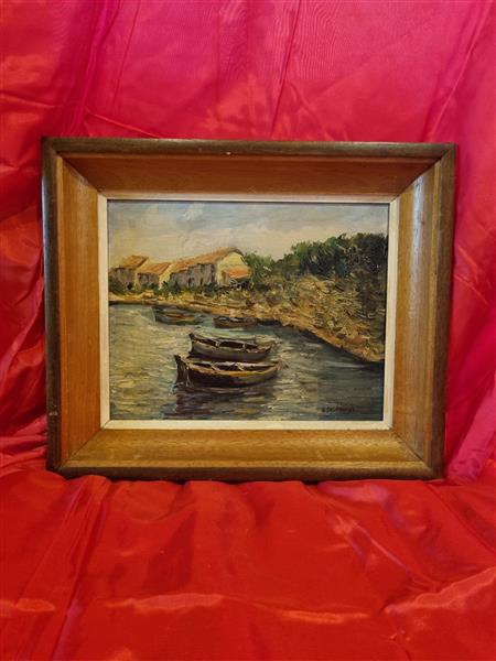 Grote foto verschillende schilderijtjes te koop antiek en kunst kunst