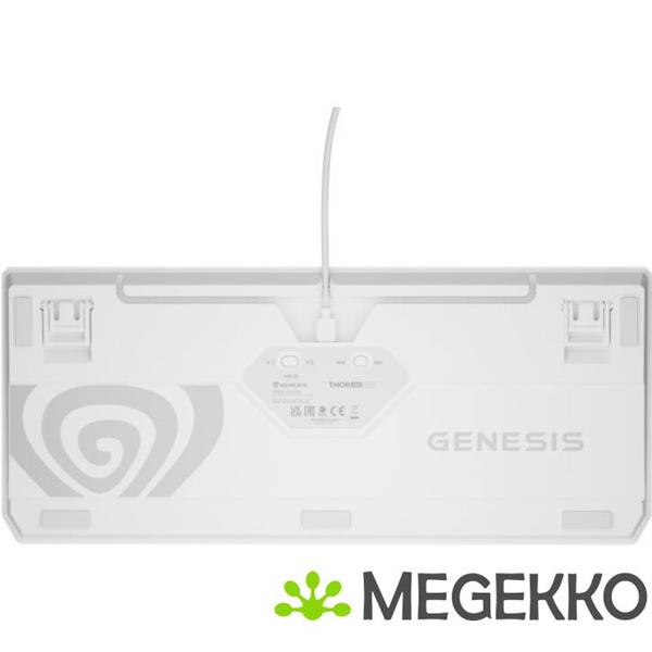 Grote foto genesis thor 230 tkl toetsenbord draadloos wit computers en software toetsenborden