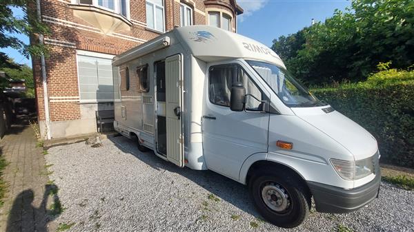 Grote foto blanco gekeurde vernieuwde mercedes rimor sailer caravans en kamperen camper