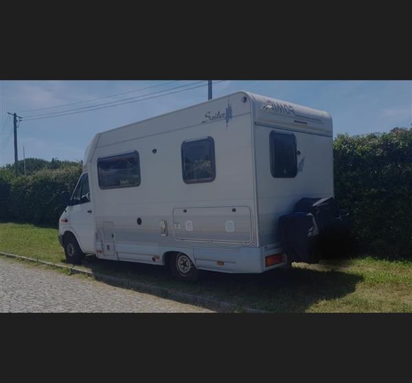 Grote foto blanco gekeurde vernieuwde mercedes rimor sailer caravans en kamperen camper