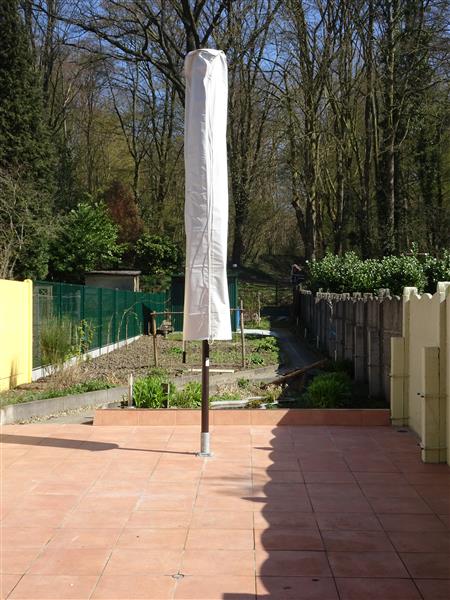 Grote foto professioneel zonnescherm schattello tuin en terras parasols en partytenten