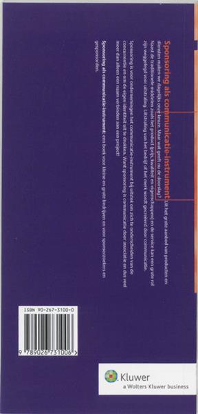 Grote foto sponsoring als communicatie instrument communicatie memo 15 boeken overige boeken