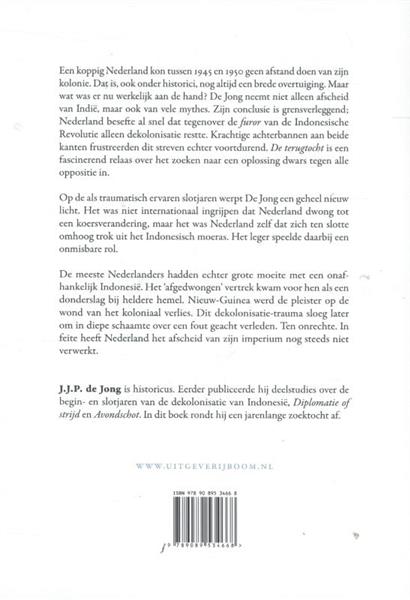 Grote foto de terugtocht boeken geschiedenis wereld