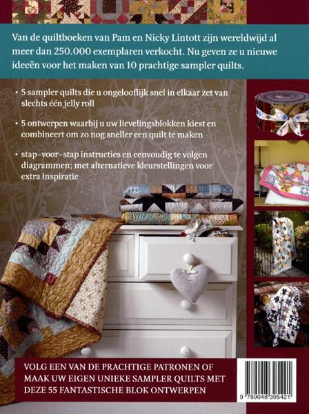 Grote foto jelly roll sampler quilts boeken hobby en vrije tijd