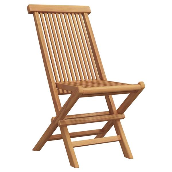 Grote foto vidaxl tuin eetset 3 pcs bruin massief teakhout tuin en terras tuinmeubelen