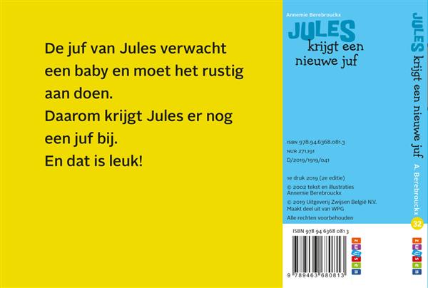 Grote foto jules krijgt een nieuwe juf jules 32 boeken overige boeken