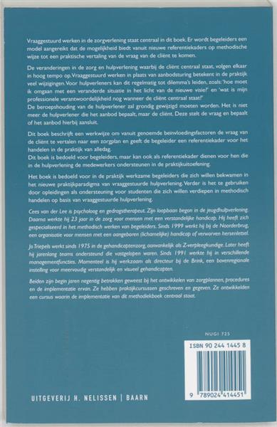 Grote foto van hulpvraag naar zorgplan pm reeks boeken politiek en maatschappij