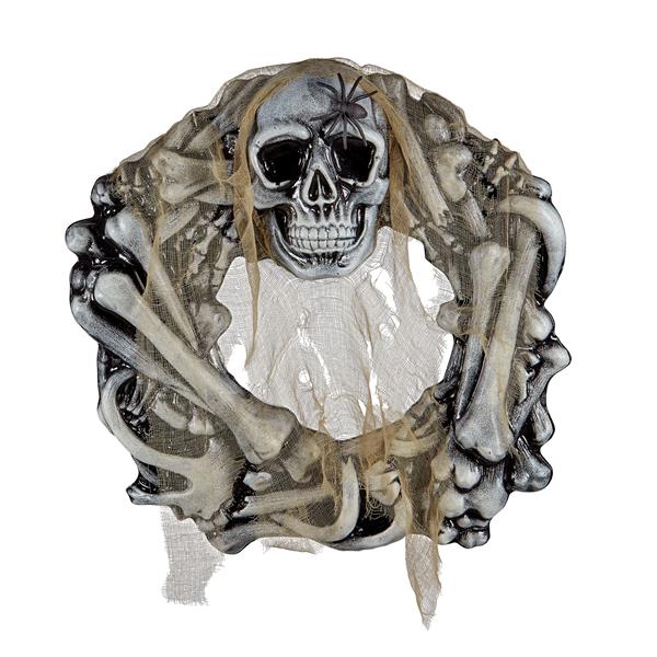 Grote foto halloween botten krans 50cm verzamelen overige verzamelingen