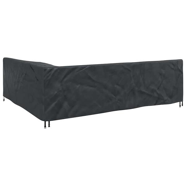 Grote foto vidaxl hoes voor tuinmeubelen zwart 286 x 222 x 80 cm 420d stof tuin en terras tuinmeubelen