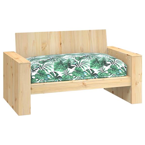 Grote foto vidaxl palletkussen voor zitting bloemen bladpatroon 120 x 80 x 12 cm huis en inrichting woningdecoratie