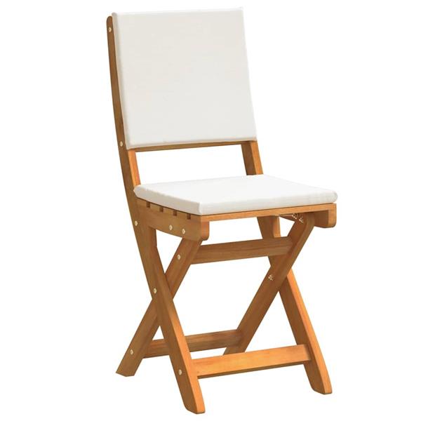 Grote foto vidaxl bistroset 3 pcs bruin massief acaciahout tuin en terras tuinmeubelen