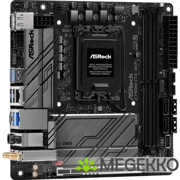 Grote foto asrock z790m itx wifi computers en software moederborden