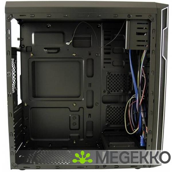 Grote foto lc power 7038b midi toren zwart computerbehuizing computers en software behuizingen en kasten