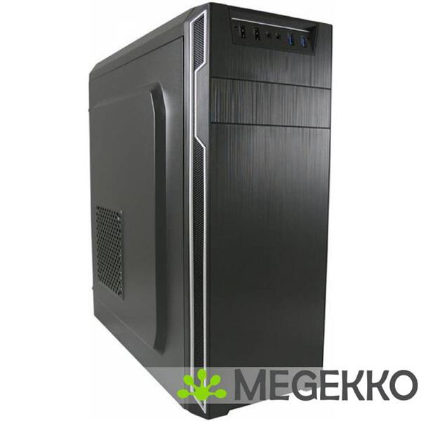 Grote foto lc power 7038b midi toren zwart computerbehuizing computers en software behuizingen en kasten