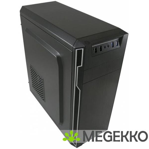 Grote foto lc power 7038b midi toren zwart computerbehuizing computers en software behuizingen en kasten