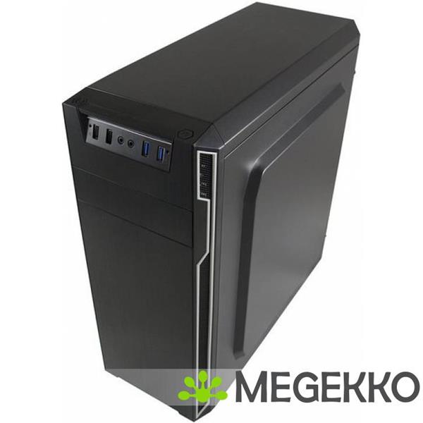 Grote foto lc power 7038b midi toren zwart computerbehuizing computers en software behuizingen en kasten