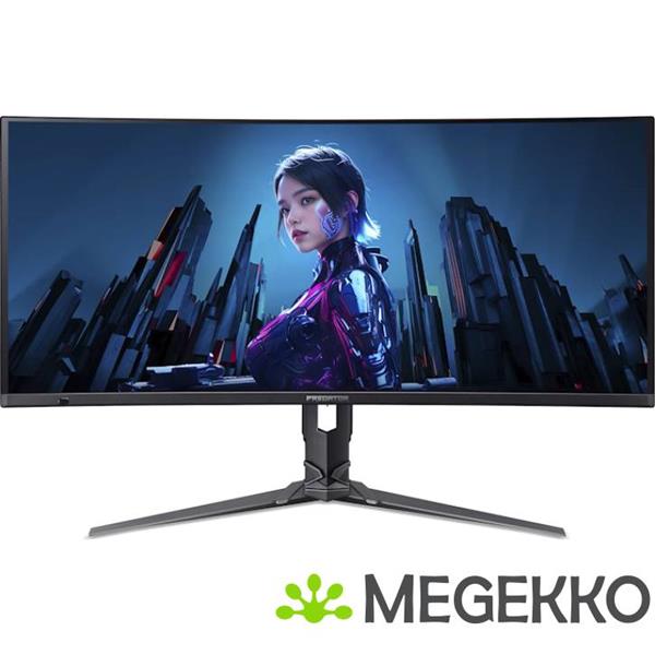 Grote foto acer predator x34x5bmiiphuzx 34 uwqhd 240hz oled curved gaming monitor computers en software overige computers en software