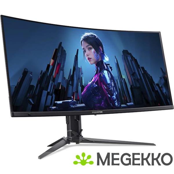 Grote foto acer predator x34x5bmiiphuzx 34 uwqhd 240hz oled curved gaming monitor computers en software overige computers en software