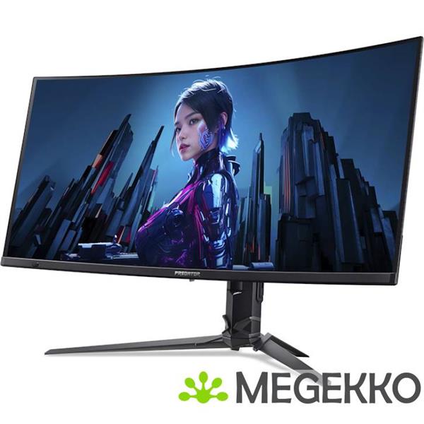 Grote foto acer predator x34x5bmiiphuzx 34 uwqhd 240hz oled curved gaming monitor computers en software overige computers en software