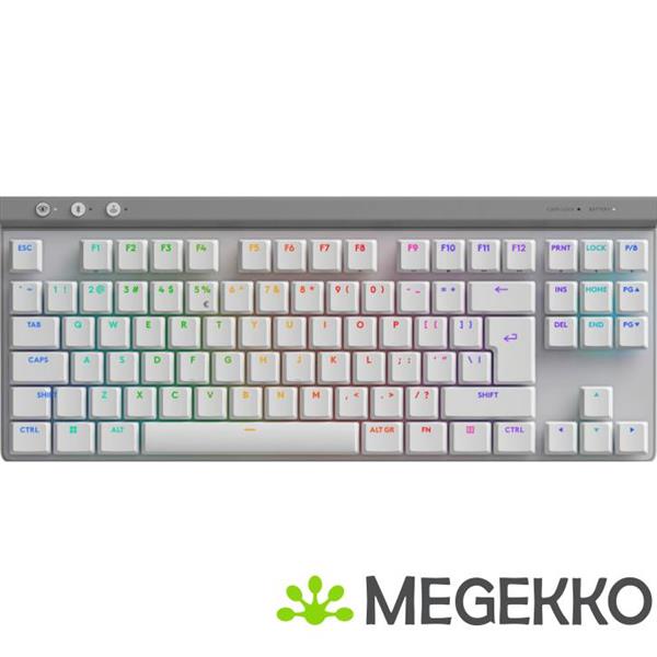 Grote foto logitech g g515 draadloos gaming toetsenbord wit computers en software toetsenborden