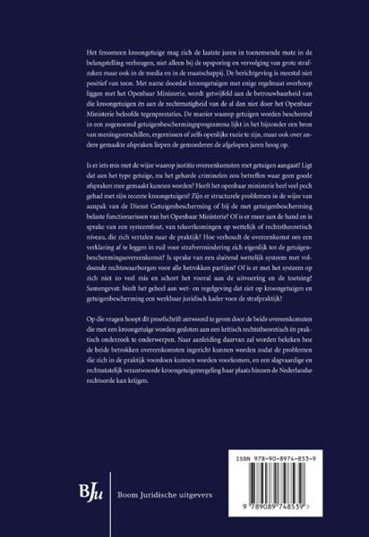 Grote foto de kroongetuige in het nederlandse strafproces overige publicaties boeken wetenschap