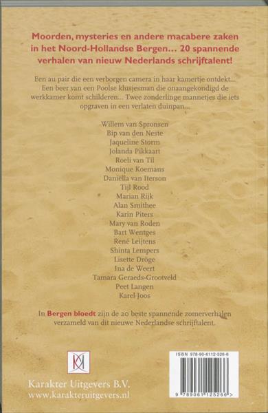 Grote foto bergen bloedt boeken thrillers
