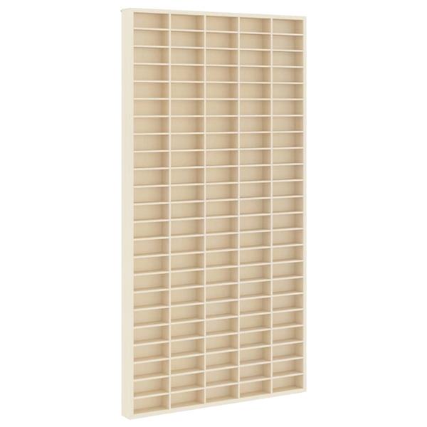 Grote foto vidaxl display case met opslag bruin 50 x 4 5 x 96 cm bewerkt hout huis en inrichting woningdecoratie