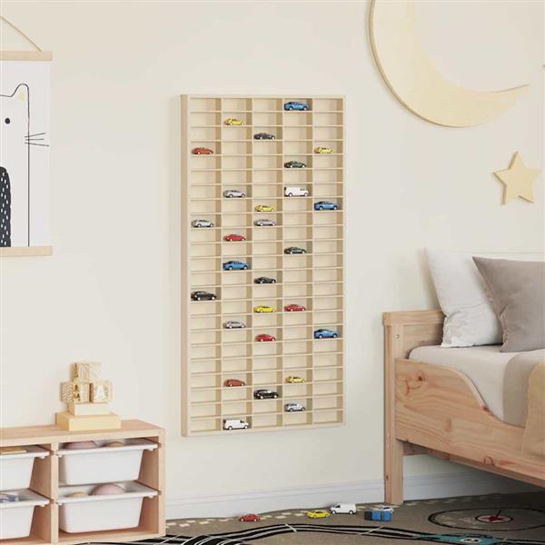 Grote foto vidaxl display case met opslag bruin 50 x 4 5 x 96 cm bewerkt hout huis en inrichting woningdecoratie